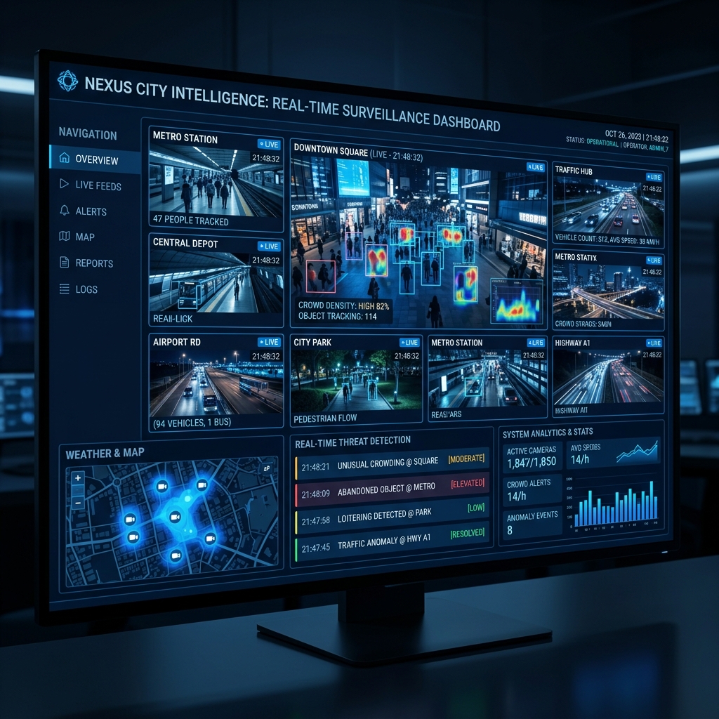 The Future of AI-Powered Surveillance in Smart Cities